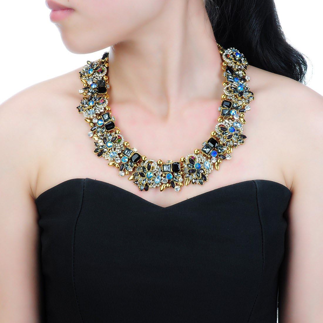 Crystal Rhinestone Choker Set